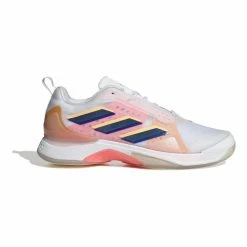 Adidas Avacourt Tennisschuhe Damen Weiß - Orange - Rosa - Dunkel Blau - Gelb