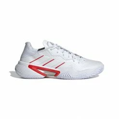 Adidas Barricade Tennisschuhe Damen Weiß - Rot