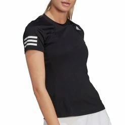 Adidas Club T-Shirt Damen Schwarz - Weiß