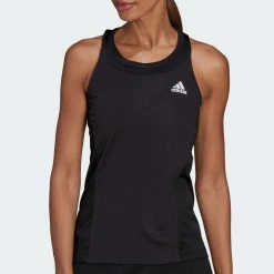 Adidas Club Tank Top Damen Schwarz - Weiß