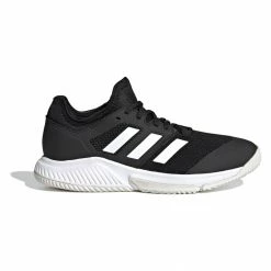 Adidas Court Team Bounce Indoorschuhe Damen Schwarz - Weiß