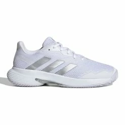 Adidas CourtJam Control Tennisschuhe Damen Weiß - Silber