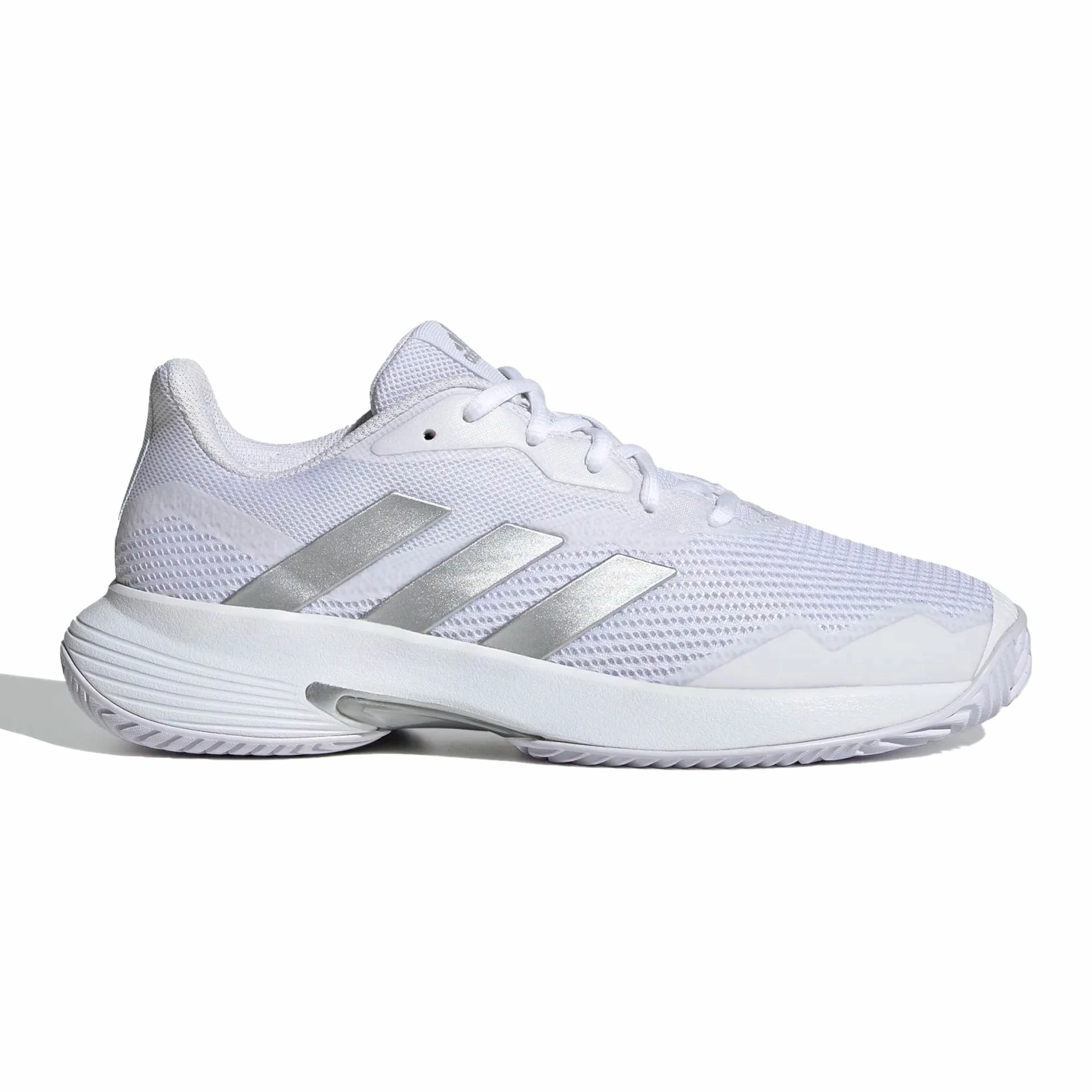 Adidas CourtJam Control Tennisschuhe Damen Weiß - Silber