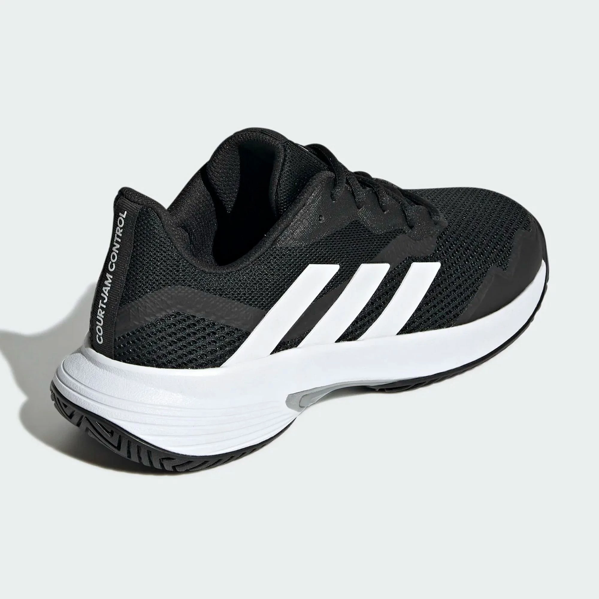 Adidas CourtJam Control Tennisschuhe Damen Schwarz - Weiß – Bild 3