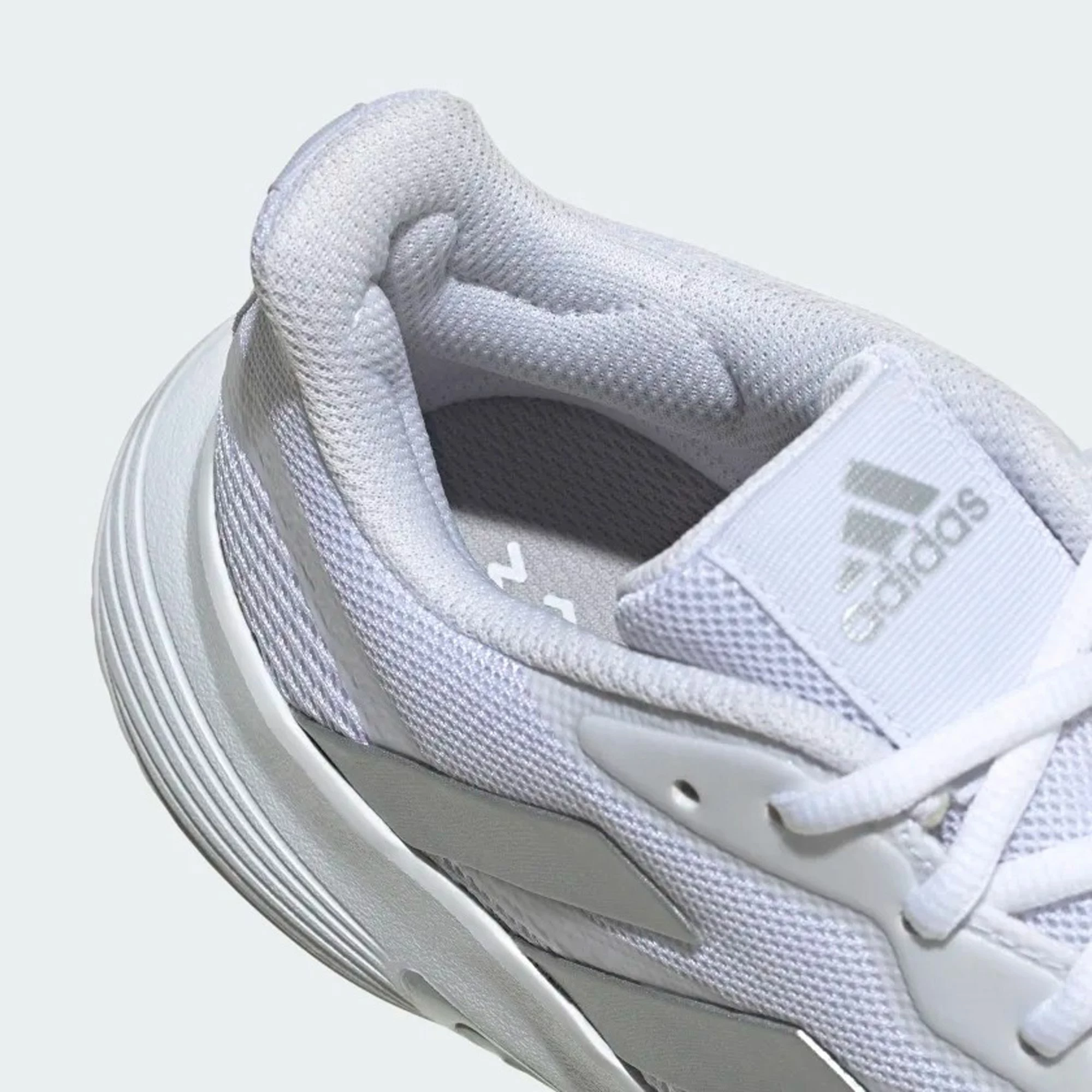 Adidas CourtJam Control Tennisschuhe Damen Weiß - Silber – Bild 7