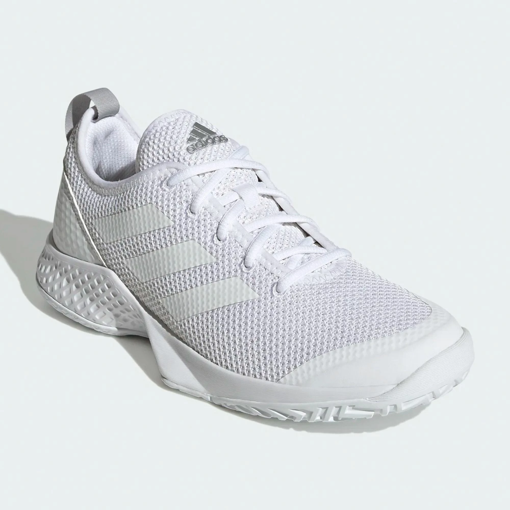 Adidas Courtflash Tennisschuhe Damen Weiß – Bild 2