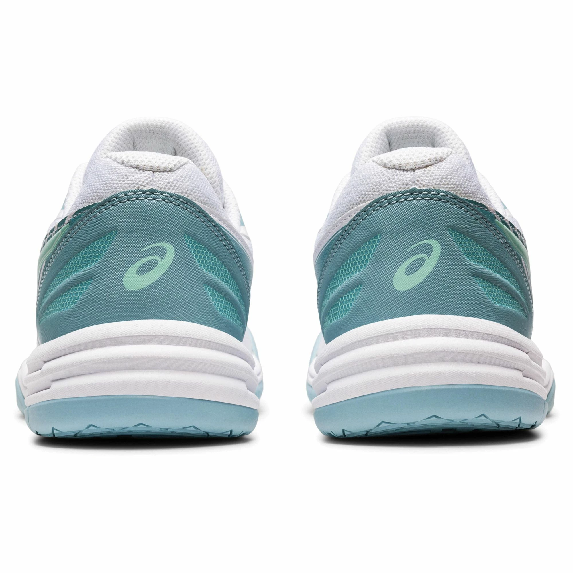 Asics Court Slide 2 Tennisschuhe Damen Weiß - Hellblau – Bild 7