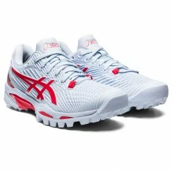 Asics Field Speed FF Hockeyschuh Damen Hellblau - Rot
