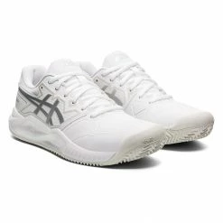 Asics Gel-Challenger 13 Clay Tennisschuhe Damen Weiß - Silber