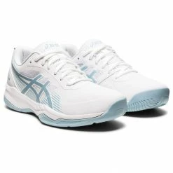 Asics Gel-Game 8 Tennisschuhe Damen Weiß - Hellblau