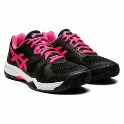 Asics Gel-Padel Pro 5 Padelschuhe Damen Schwarz - Rosa - Weiß