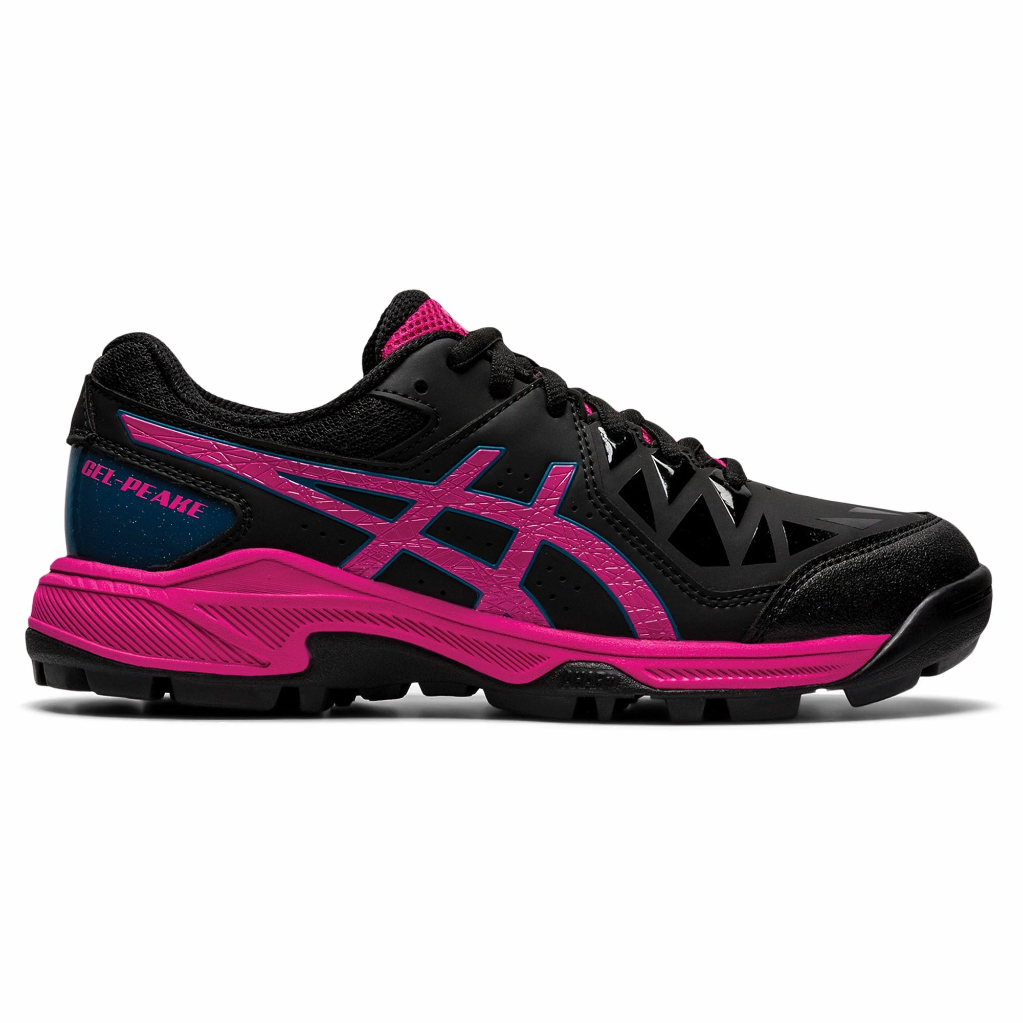 Asics Gel-Peake Hockeyschuh Damen Schwarz - Rosa 3 Asics Gel-Peake Hockeyschuh Damen Schwarz - Rosa – Bild 3