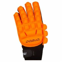 Brabo F2.1 Pro Hockey Handschuhe (links) Orange - Schwarz