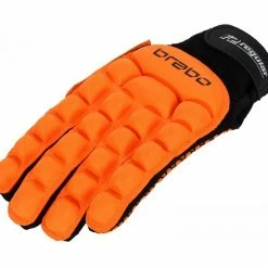 Brabo F2.1 Hockey Handschuhe Orange - Schwarz