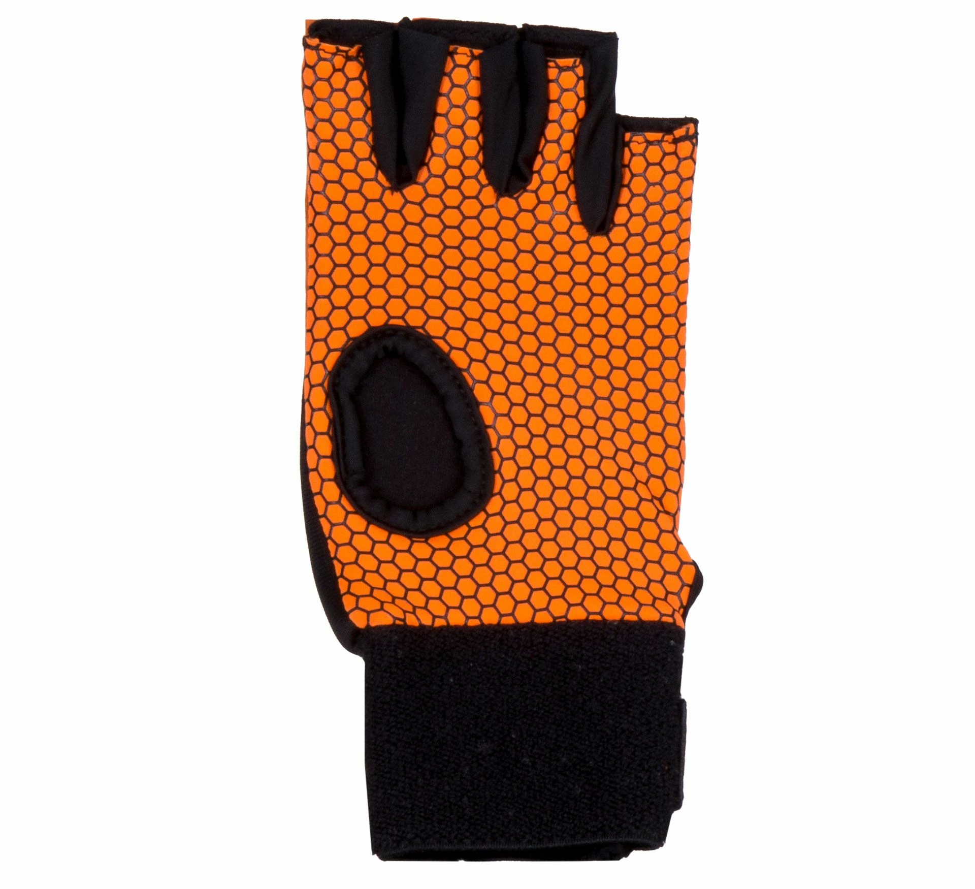 Brabo F4.1 Hockey Handschuhe Orange - Schwarz – Bild 2