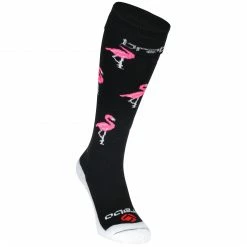 Brabo Flamingo Hockeysocken Schwarz - Rosa - Weiß