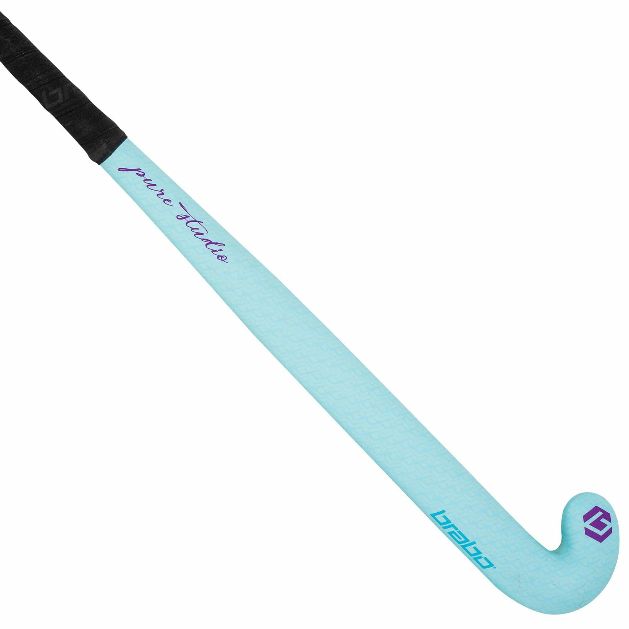 Brabo Pure Studio 30 CC Hockeyschläger Senior Schwarz - Violett 1 Brabo Pure Studio 30 CC Hockeyschläger Senior Schwarz - Violett