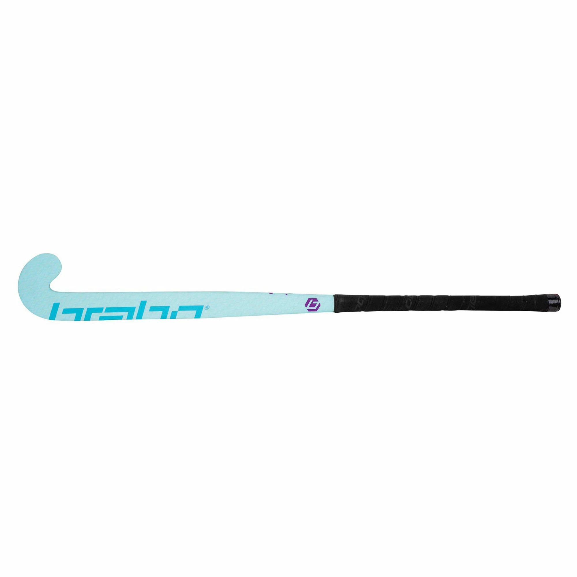 Brabo Pure Studio 30 CC Hockeyschläger Senior Schwarz - Violett 4 Brabo Pure Studio 30 CC Hockeyschläger Senior Schwarz - Violett – Bild 4