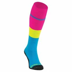 Brabo Socks Neon Colorblock Rosa - Blau - Gelb