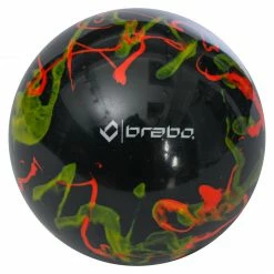 Brabo Swirl Hockeyball Schwarz - Grün - Rot