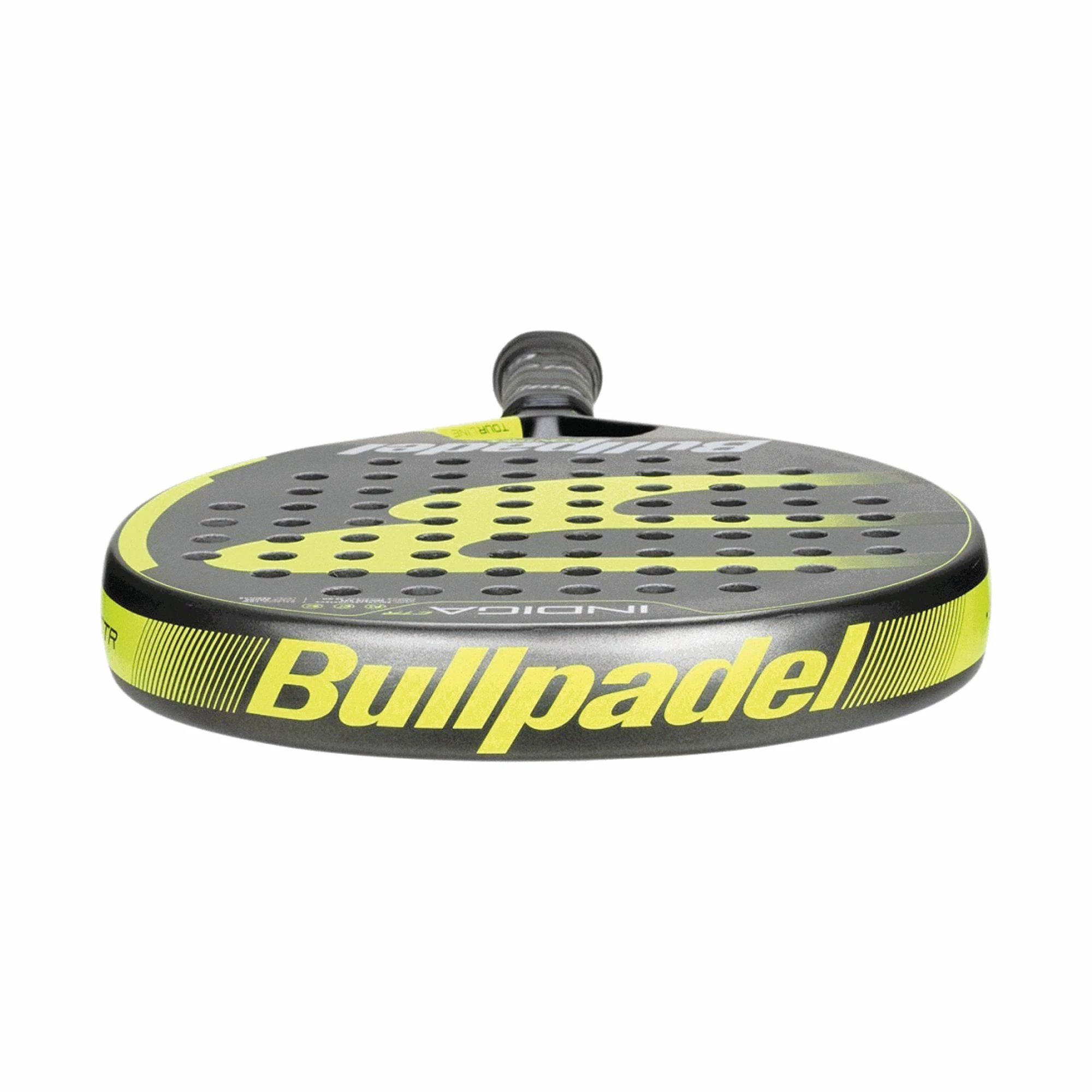 Bullpadel Indiga CTR 22 Padelschläger Dunkelgrau - Gelb 3 Bullpadel Indiga CTR 22 Padelschläger Dunkelgrau - Gelb – Bild 3