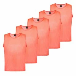 Ciclón Sports Training Bib (5-Pack) Orange