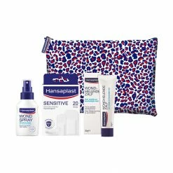 Hansaplast 'Für Unterwegs' Wundversorgungsset Weiß - Blau - Rot
