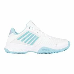 K-Swiss Court Express HB Tennisschuhe Damen Weiß - Blau - Violett