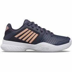 K-Swiss Court Express HB Tennisschuhe Damen Dunkelgrau - Hellrosa