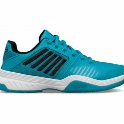 K-Swiss Court Express Omni Tennisschuh Kinder Blau - Schwarz - Weiß