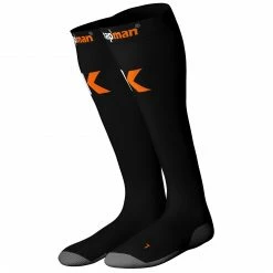 Knap'man Ultra Strong Kompressionsstrümpfe Senior Schwarz - Orange - Grau