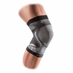 McDavid FreeLastics Knee Sleeve Grau - Schwarz