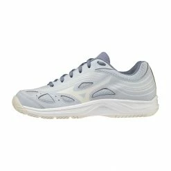 Mizuno Cyclone Speed 3 Indoorschuhe Damen Hellgrau - Weiß
