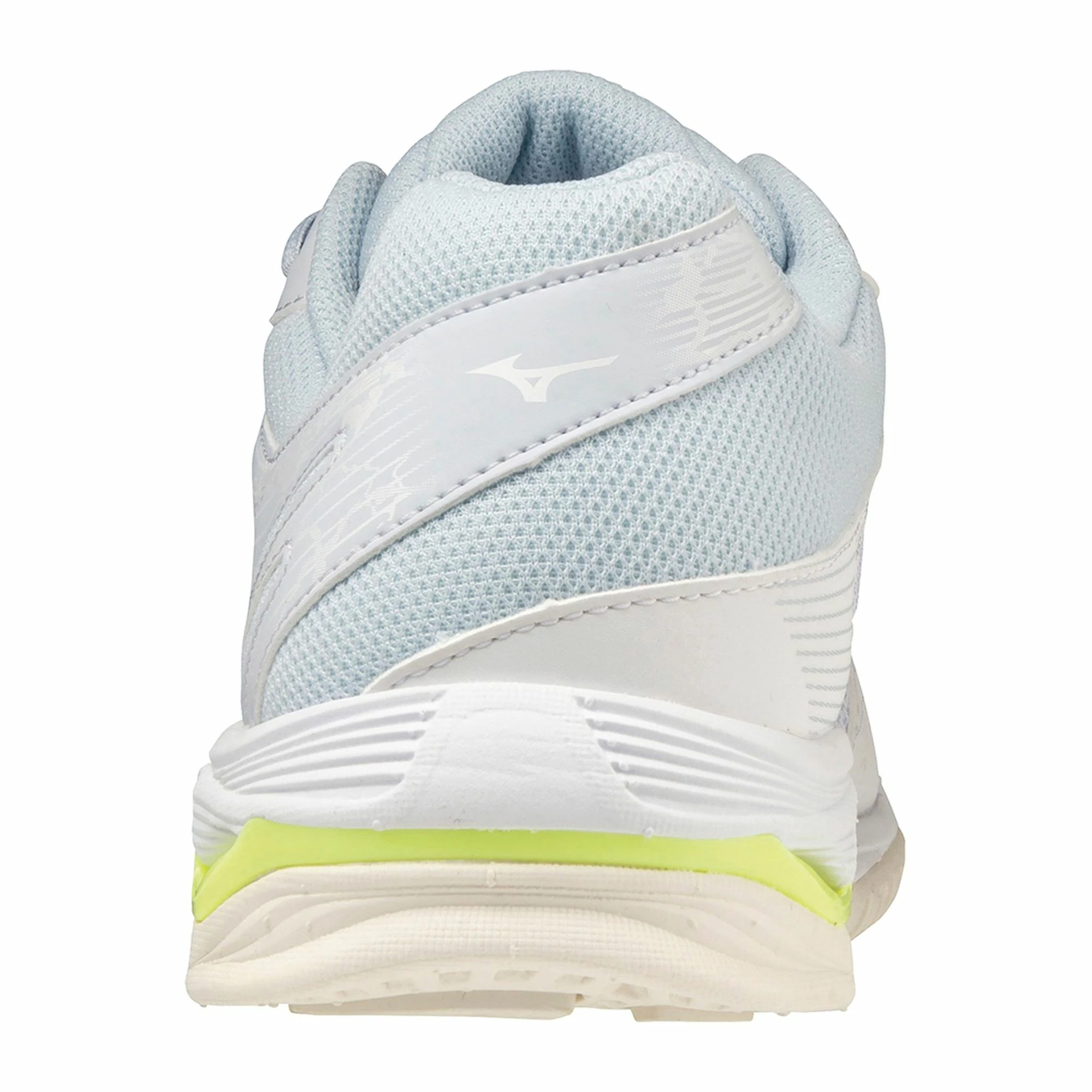 Mizuno Wave Voltage Indoorschuhe Damen Weiß - Hellblau - Gelb – Bild 5