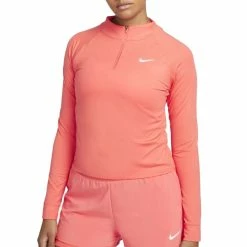 Nike Court Dri-FIT Victory Trainingsshirt Damen Orange