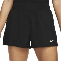 Nike Court Flex Victory Tennisshort Damen Schwarz
