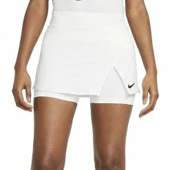Nike Court Tennisrock Damen Weiß