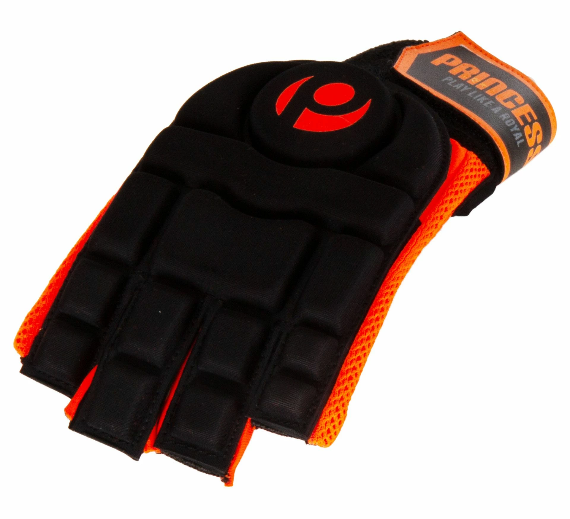 Princess Classic Handschuhe Senior Schwarz - Orange 1 Princess Classic Handschuhe Senior Schwarz - Orange