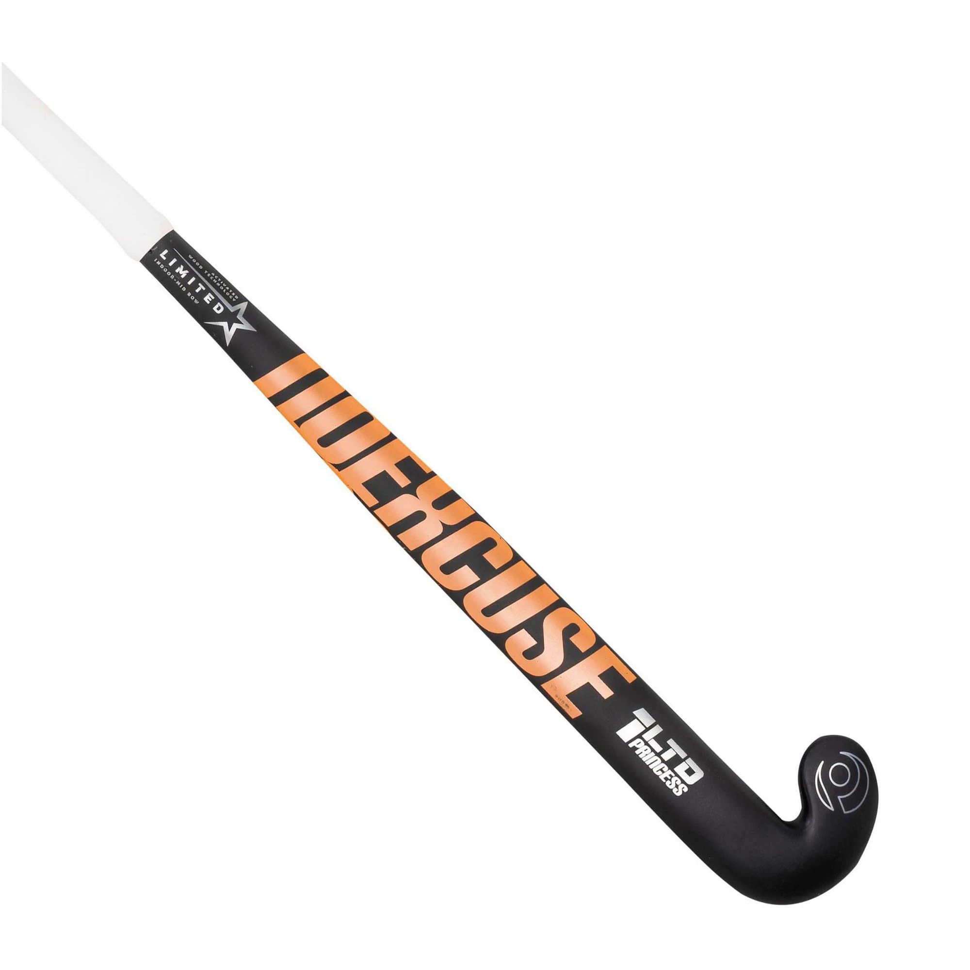 Princess No Excuse Indoor Hockeyschläger Senior Schwarz - Orange - Weiß