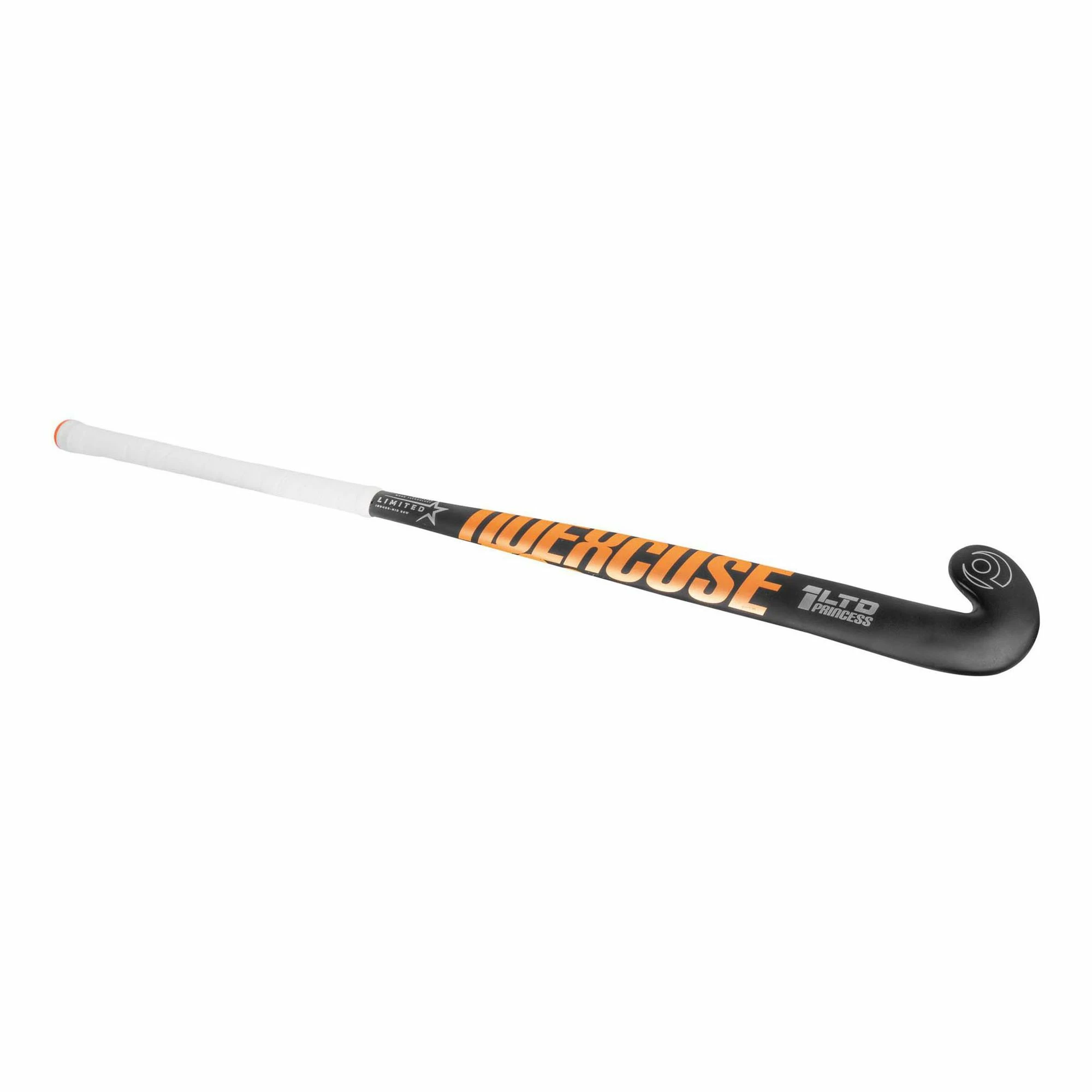 Princess No Excuse Indoor Hockeyschläger Senior Schwarz - Orange - Weiß – Bild 7