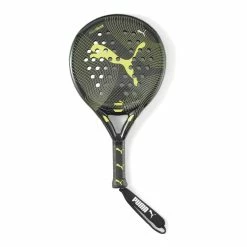 Puma SolarBLINK CRT Padelschläger Schwarz - Limegrün
