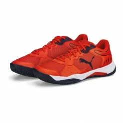 Puma Solarsmash RCT Padelschuhe Herren Rot - Schwarz - Weiß