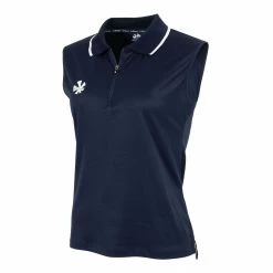 Reece Racket Polo Top Damen Marine - Weiß