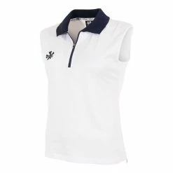 Reece Racket Polo Top Damen Weiß - Marine