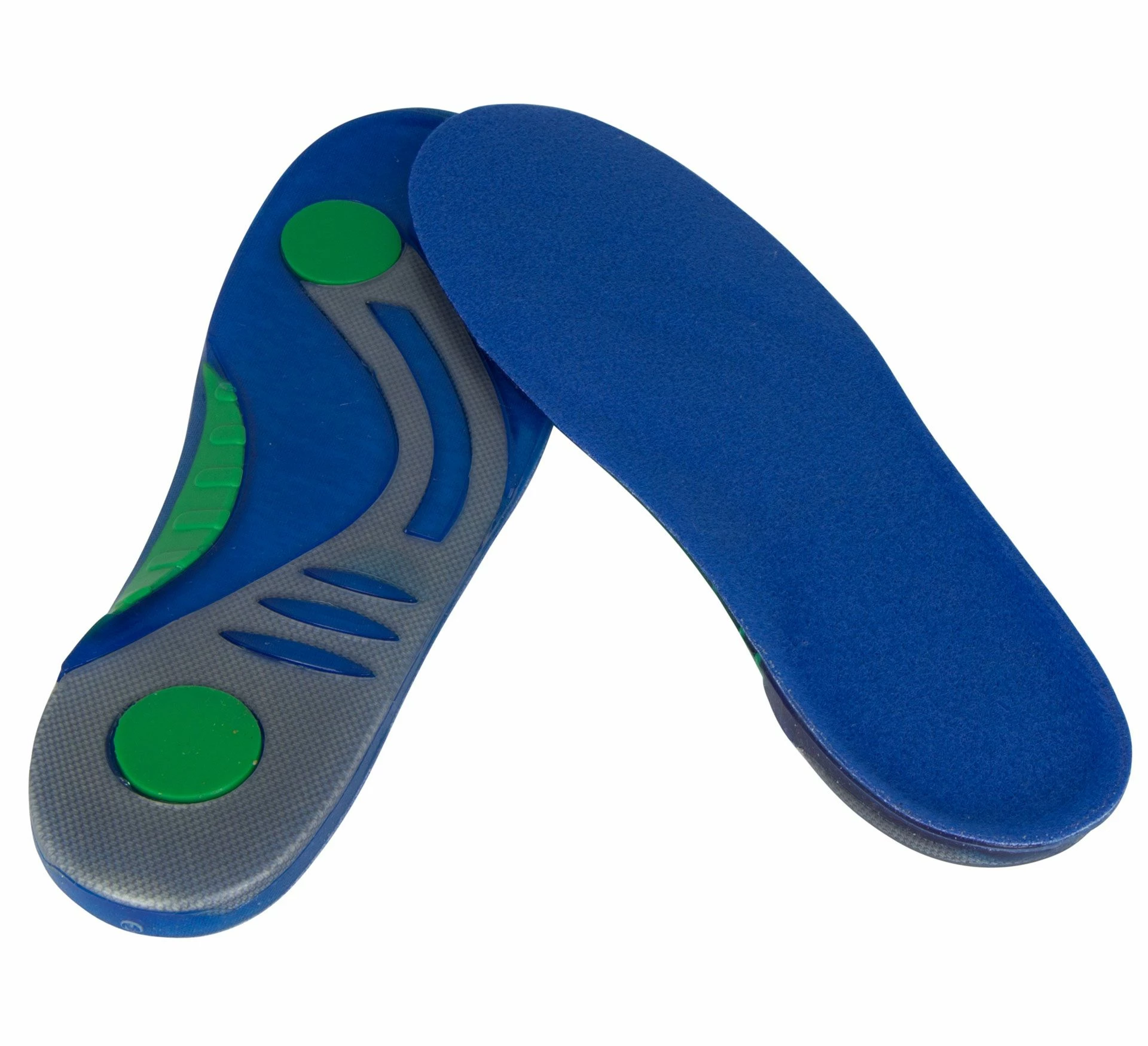 Secutex Gel Insoles Blau - Grün - Grau
