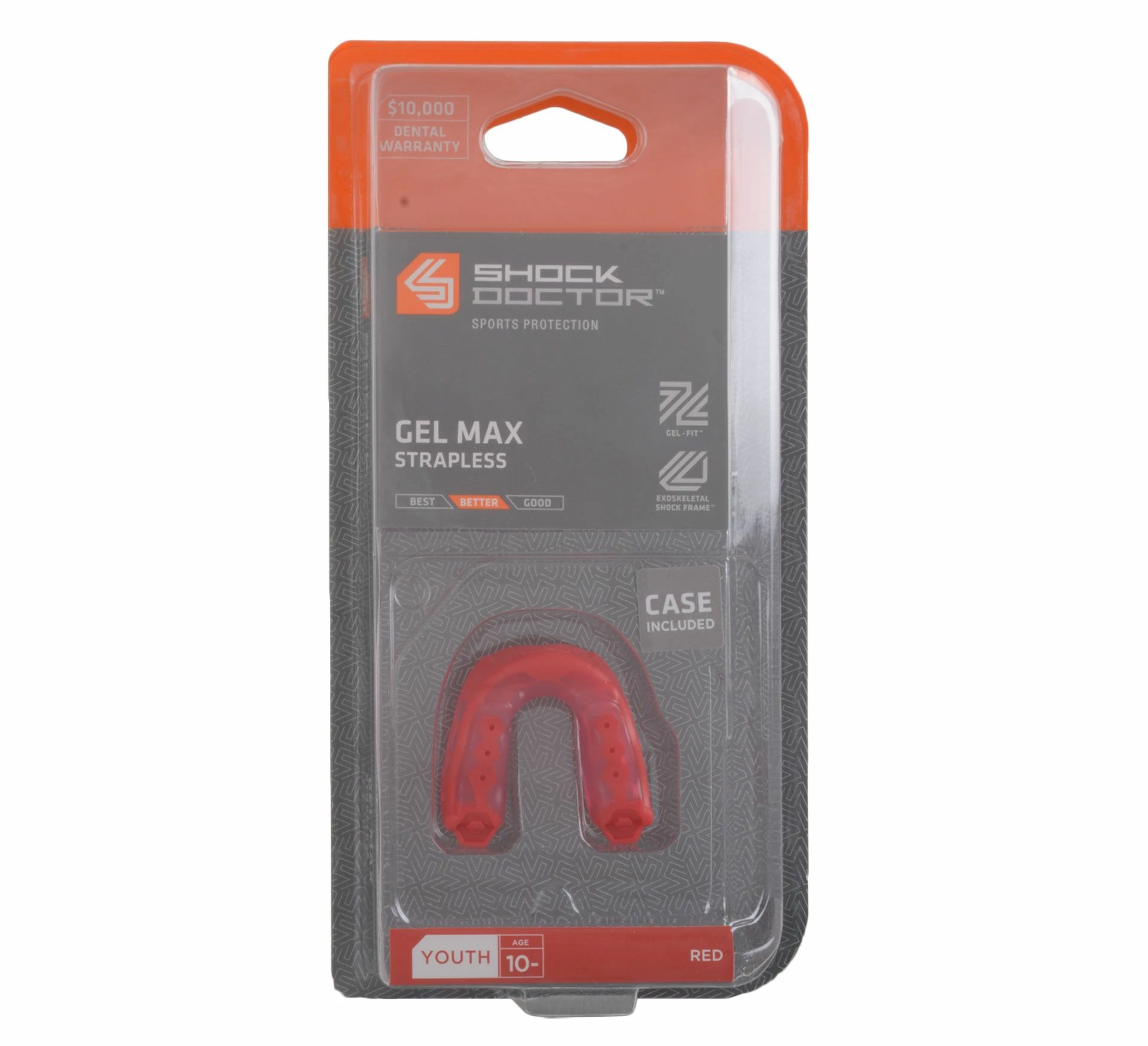 Shock Doctor Gel Max Strapless Rot