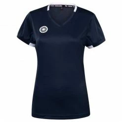 The Indian Maharadja Tech Shirt Damen Marine - Weiß