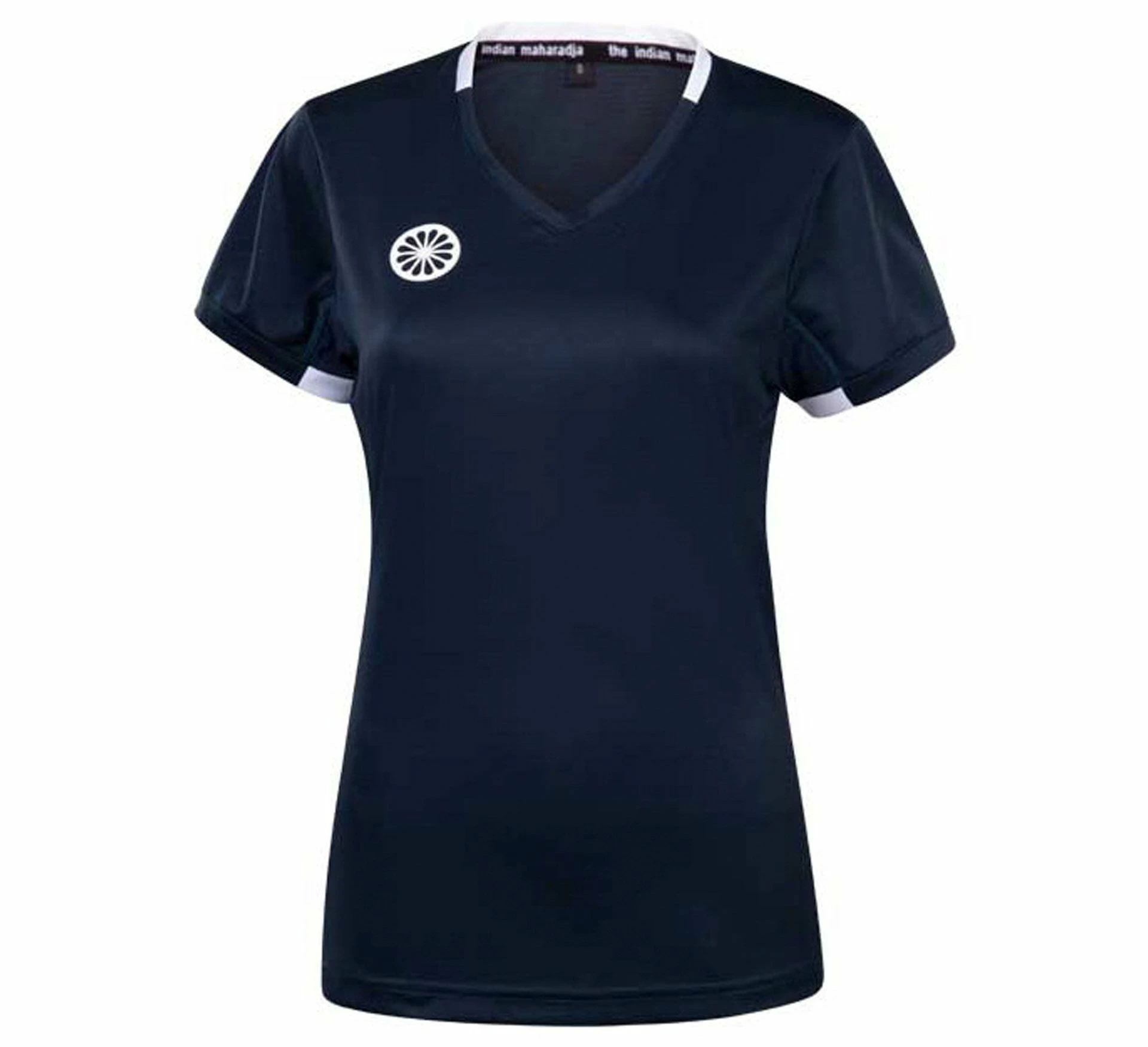 The Indian Maharadja Tech Shirt Damen Marine - Weiß