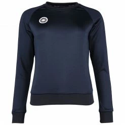 The Indian Maharadja Terry Pullover Damen Marine - Weiß